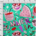 thumbnail image 3 of oneOone Polyester Spandex Lime Green Fabric Tropical Summer Sewing Craft Projects Fabric Prints By Yard 56 Inch Wide, 3 of 5