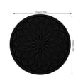 thumbnail image 2 of unbranded 6Ud Coaster Para Taza De Negro Resistente Y Práctico Para Soporte De Bebida, 2 of 8