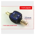 thumbnail image 2 of K24 Flow Meter Methanol Oil Meter, Electronic Fuel Flow Meter, Digital Fuel Gauge Female Thread Flowmeter ,Simple To Operate, 2 of 7
