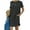Black, variant on BRGZLK Womens T-Shirt Dress Fashion Summer Casual Crew Neck Sports Roll Up Sleeve Solid Color Double Pocket Short Sleeve Dress Basic Beach T Shirt Skirt Khaki S