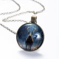 thumbnail image 6 of Christmas Elk Necklace Personalized Custom Photo Round Pendant Adjustable Stainless Steel Necklaces with Gift Box for Men Women Mothers Valentine's Jewelry Gift, 6 of 6