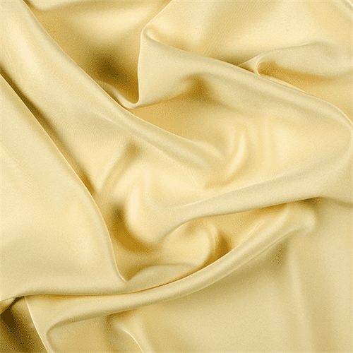Yellow 4 Ply Silk Crepe, Fabric By the Yard