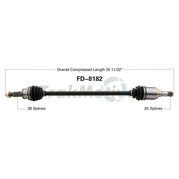 CV Axle Shaft Fits select: 2009-2019 FORD TAURUS, 2009-2013 FORD FLEX