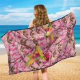 thumbnail image 4 of Garronmavis Pink Hummingbird Car Seat Towel Cover 1 PC Stain Resistant Sweat Absorbent Breathable Non-Slip Washable Universal Fit Car Seat Protector for Cars SUVs Trucks Sedans Vans, 4 of 9