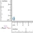 thumbnail image 5 of 2.5 ct 8.5mm Round Cut VVS1 Natural Blue Aquamarine March Birthstone, 5 of 5