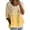 Light Yellow, variant on MEICHEN Fashionable Multi Purpose Casual Women's 3/4 Sleeve T Shirt Summer Trendy Clothing for Women