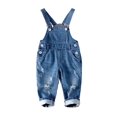 thumbnail image 1 of Mono Vaquero Lavado de Moda Para Niño y Niña,KIDSCOOL SPACE, Azul, 3-4 Años, 1 of 8