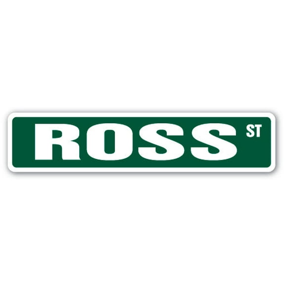 ROSS Street Sign Childrens Name Room Sign | Indoor/Outdoor |  30" Wide