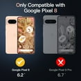 thumbnail image 2 of JETech Matte Case for Google Pixel 8 6.2-Inch 2023, Frosted Translucent Back Protective Slim Phone Cover, Anti-Fingerprints (Rose), 2 of 6