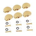 thumbnail image 1 of Folk Guitar Tuning Peg Handle, Decorative Robust Fashionable Stable 6Pcs Guitar Tuning Key Button  for Replacement Black,Gold, 1 of 7