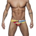 thumbnail image 1 of Traje de baño Hombre Natación Estampado de arco iris Cintura baja Sexy Bañadores Hombre Traje de baño Calzoncillos Ropa interior gay Ropa de playa Pantalones cortos de baño Dengxun unisex, 1 of 2