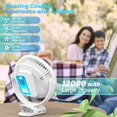 thumbnail image 4 of Ventilador con clip BIVBTP, 1200 mAh, recargable, 20 cm, con 4 velocidades, 4 of 6