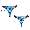 thumbnail image 3 of Fotbe Blue Yin And Yang Tanga Sin Costuras para Mujer con Estampado – Panties Invisibles, Transpirables y Cómodos para Uso Diario-4X-Large, 3 of 6
