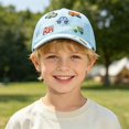 thumbnail image 2 of Krdevn Car Truck Taxi Embroidered Kids Mesh Baseball Cap Breathable Outdoor Sun Hat for Toddler Boys Girls, 2 of 9