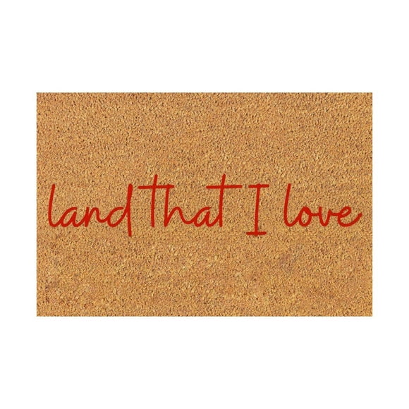 adviicd Land That I Love Door Mat 4th Of July Decor Patriotic Front Porch Fourth Of July Welcome Mat Custom Gift Independence Day Doormat