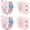 Pink, variant on Super Fast Type C Charger Compatible for Samsung,45W Dual Port USB C Fast Charger Block 2-Pack & 60W 6.6FT USB C Cable Compatible for Samsung Galaxy S25 Ultra/S24+/S23 iPhone 17-15-white