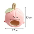 thumbnail image 2 of Hamaca para hurón, erizo, , hámster, ardilla, cama para Rosado Sunnimix  Cueva de la casa de la cama del hámster de mascotas, 2 of 8