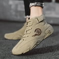 thumbnail image 2 of Espadrilles pour Hommes Bottines Montantes en Daim Mode Décontractée Confort Extérieur, 2 of 9
