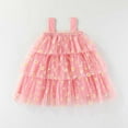 thumbnail image 3 of Hiijoy Toddler Girls Floral Tutu Dress Sleeveless Sunflower Tulle Dress, Sizes 12M-5T, 3 of 3