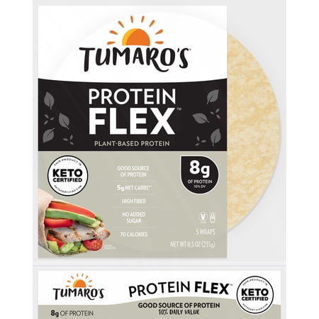 Tumaro's Protein Flex Wraps, 8.3oz, 5ct