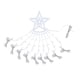 thumbnail image 3 of Luz de cadena LED Luz de cadena de estrella Luz de decoración de árbol de Navidad para jardín al aire libre Enchufe de EE. UU. 120 V Enchufe colorido de EE. UU. Con transformador, 3 of 14