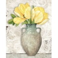 thumbnail image 2 of Gladding, Pamela 20x24 White Modern Wood Framed Museum Art Print Titled - Yellow Tulips, 2 of 4