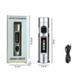 thumbnail image 2 of Multi-Functional Aluminum Alloy Mini Flashlight - Compact, Durable & Bright Torch for Outdoor Activities, Emergency & Daily Use - Lightweight EDC Flashlight with Multiple Functions, 0.6*2.8in, Silver, 2 of 5
