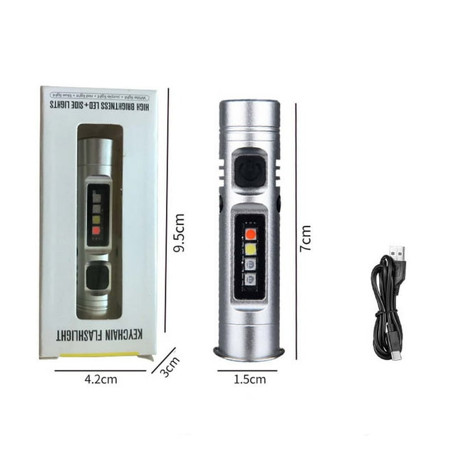 Multi Function Aluminum Alloy Mini Flashlight, Portable LED Light