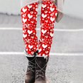 thumbnail image 3 of Jsaierl Womens Leggings Tummy Control Love Heart Print Tights Activewear Legging Pants Stretch Soft Athletic Leggings Spring Clothes for Women 2025, 3 of 6