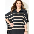 thumbnail image 4 of Catherines Women's Plus Size Anywear Brushed Hacci Ribbed Poncho, 4 of 4