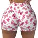 thumbnail image 2 of Balery Girl Butterfly Pantalones cortos de entrenamiento estampados para mujer, sin costuras, ajustados, para gimnasio, yoga, correr, deportes, ejercicio activo, fitness.-XX-Large, 2 of 8