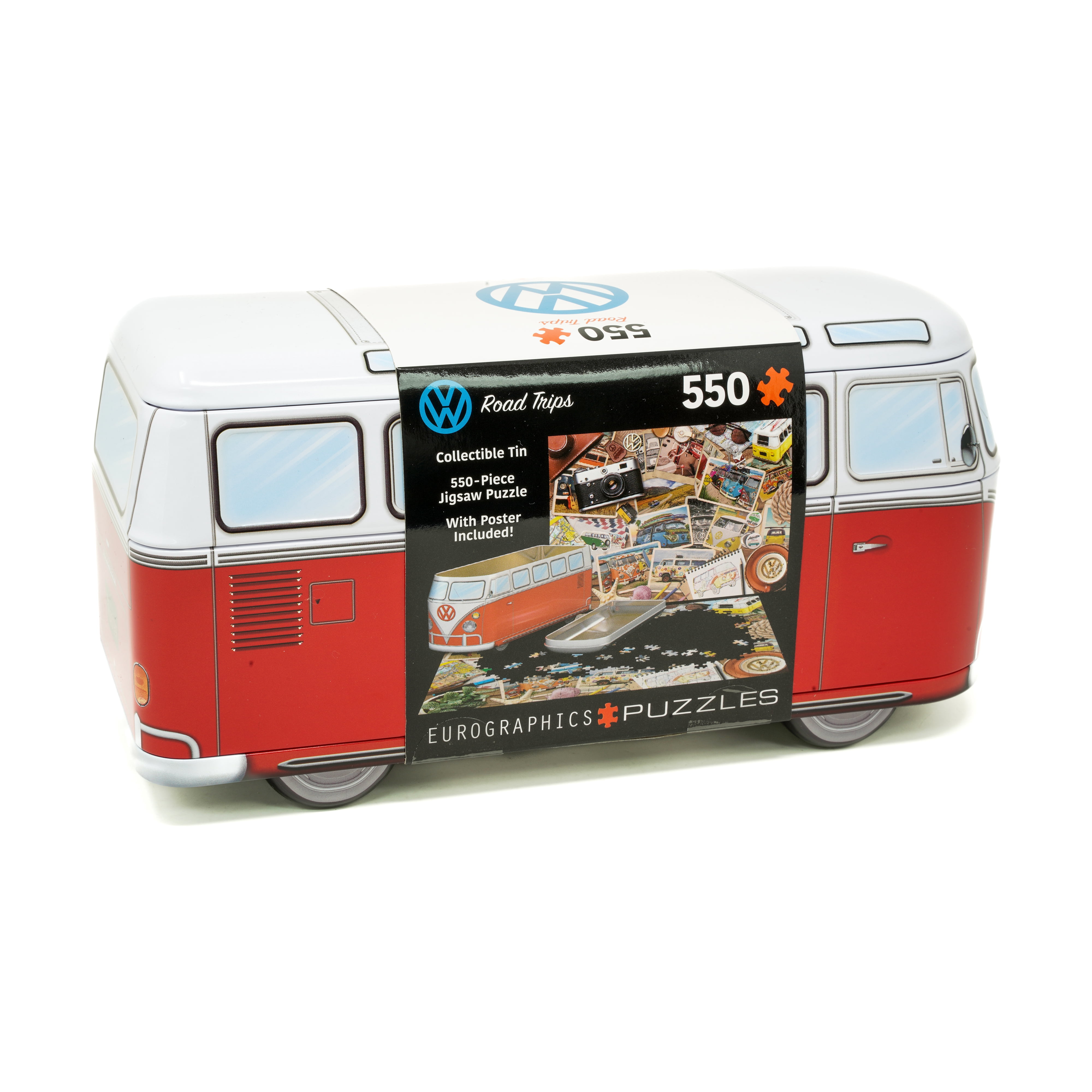 Eurographics, VW Bus Tin Road Trips 550 pc, Licensed VW Puzzle