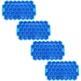 thumbnail image 2 of Módulo apilable SiliBlockBlue 4Pzas Azul Silicona 37Cavidades Grado Alimenticio Flexible. Chef Grill MXMSJ-004, 2 of 2