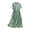 aa-Green, variant on lcziwo Women's Crew Neck Long Dress Linen Dresses A Line Short Sleeve Clothing Summer Vacation Sundresses Pink XXL