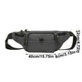 thumbnail image 3 of Hovmgk Waterproof Waist Bag for Men, Chest Bag with Multiple Storage for Outdoor Sports & Travel, Durable Crossbody Bag, Versatile Fashionable Small Bag, Gray/Green/Blue, 3 of 6