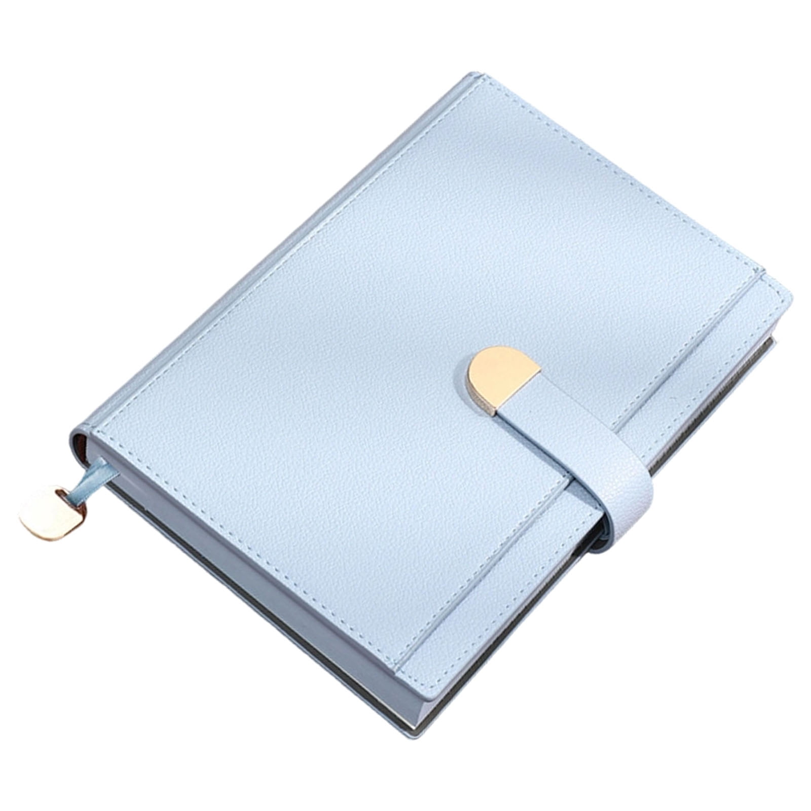 Professional PU Leather Notebook 300 Pages Lined Ribbon Bookmarks Button Closure Hardcover Journal for Writing