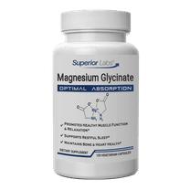 Magnesium Glycinate - 1250 mg, 120 Vegetable Capsules - Essential Mineral - Maintains Energy - Healthy Bones and Muscle Function- Relaxation & Sleep