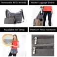 thumbnail image 2 of Satchelli Crossbody Purse with RFID Passport Holder, Shoulder Bag for Women, Lightweight for Travel, Cruise and Everyday, 2 of 3