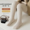 thumbnail image 4 of Otqutp Toddler Kids Baby Girls Cotton Thick Lined Warm Full Leggings Pantihose Stretchy Basic Full Length Pants Pantyhose for Winter Stocking(B,6-12 Months), 4 of 7