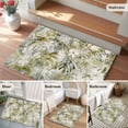 thumbnail image 5 of Tropical Leaf Entryway Rug 2'x3'&nbsp; Non Slip Front Door Mats, Palm Leaves Plants Vintage Spring Green Entrance Rugs Indoor Outdoor Carpet, Washable Floor Mats Small Area Rug for Bedroom Kitchen, 5 of 8