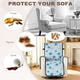 thumbnail image 4 of TSOVTHRID Blue Starfish Print Recliner Chair Cover Non Slip Chair Covers for Reclining Chairs with Pocket Washable Reclining Chair Cover Stay in Place Furniture Protector for Pets, 4 of 7