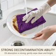 thumbnail image 5 of 2 Pcs Funny Kitchen Towels,Halloween Purple Spider Web Pattern Microfiber Dish Towels,Kitchen Tea Towels,Kitchen Towel Set (18" X 26"), 5 of 7