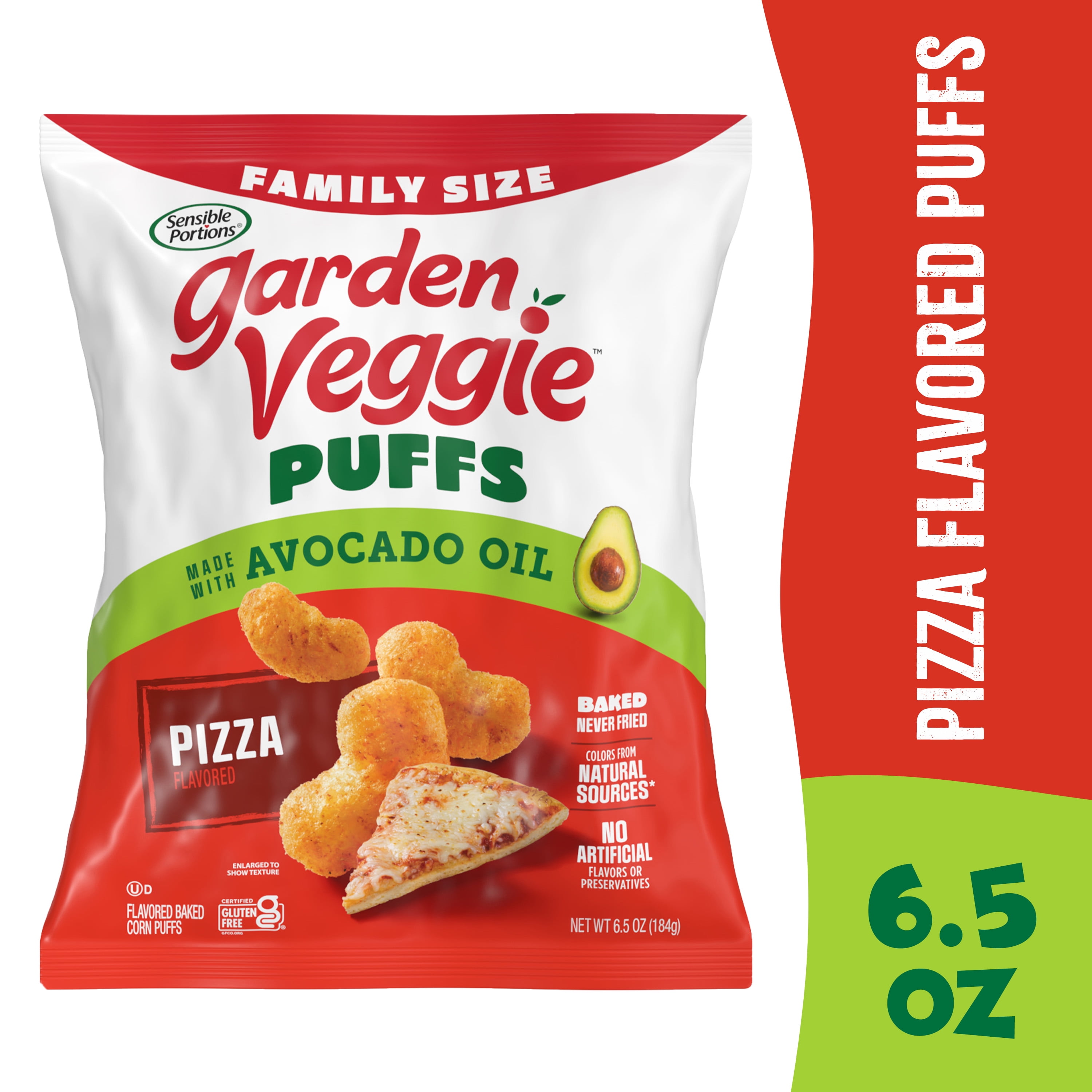 Sensible Portions Garden Veggie Puffs Made with Avocado Oil, Mac n