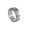 Gold, variant on Rotating Titanium Steel Ring: Concave Three-Ring Design, Electroplated Finish, Unisex (Size 7-12)