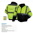 thumbnail image 5 of Pyramex Safety RJ3110S RJ31 Series Jackets Hi-Vis Lime Bomber Jacket - Size Small, 5 of 6