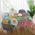 thumbnail image 5 of Yayeee Tablecloths for Rectangular Tables 54 x 54 inch Party Table Cover, Floral Pattern, 5 of 6