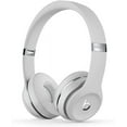 thumbnail image 1 of Restored Beats Solo3 Wireless On-Ear Headphones - W1 Chip, Class 1 Bluetooth, 40 Hours of Listening Time, Built-In Microphone and Controls - (Satin Silver), 1 of 7