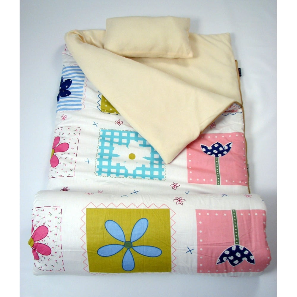 SoHo Slumber Bag for Kids, Flowery Bloom, With Pillow and Sleeping Bag