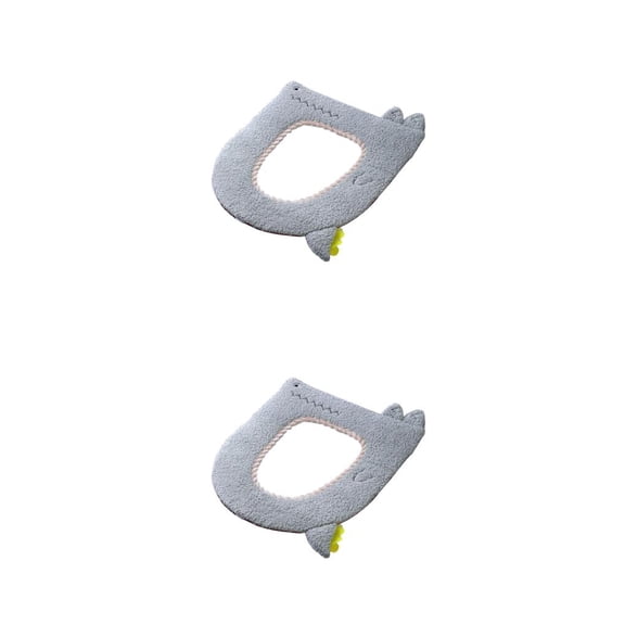 Wosthever Asientos cálidos Accesorios multicolores para el hogar Calentador de invierno Instalación práctica Artesanía exquisita Suministros de baño Verde 2piezas Wosthever CBP440064