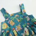 thumbnail image 5 of Herrnalise Summer Baby Girls Sleeveless Sling Pocket Dress Colorful Fruit Print Children's Clothing rollbacks, 5 of 9